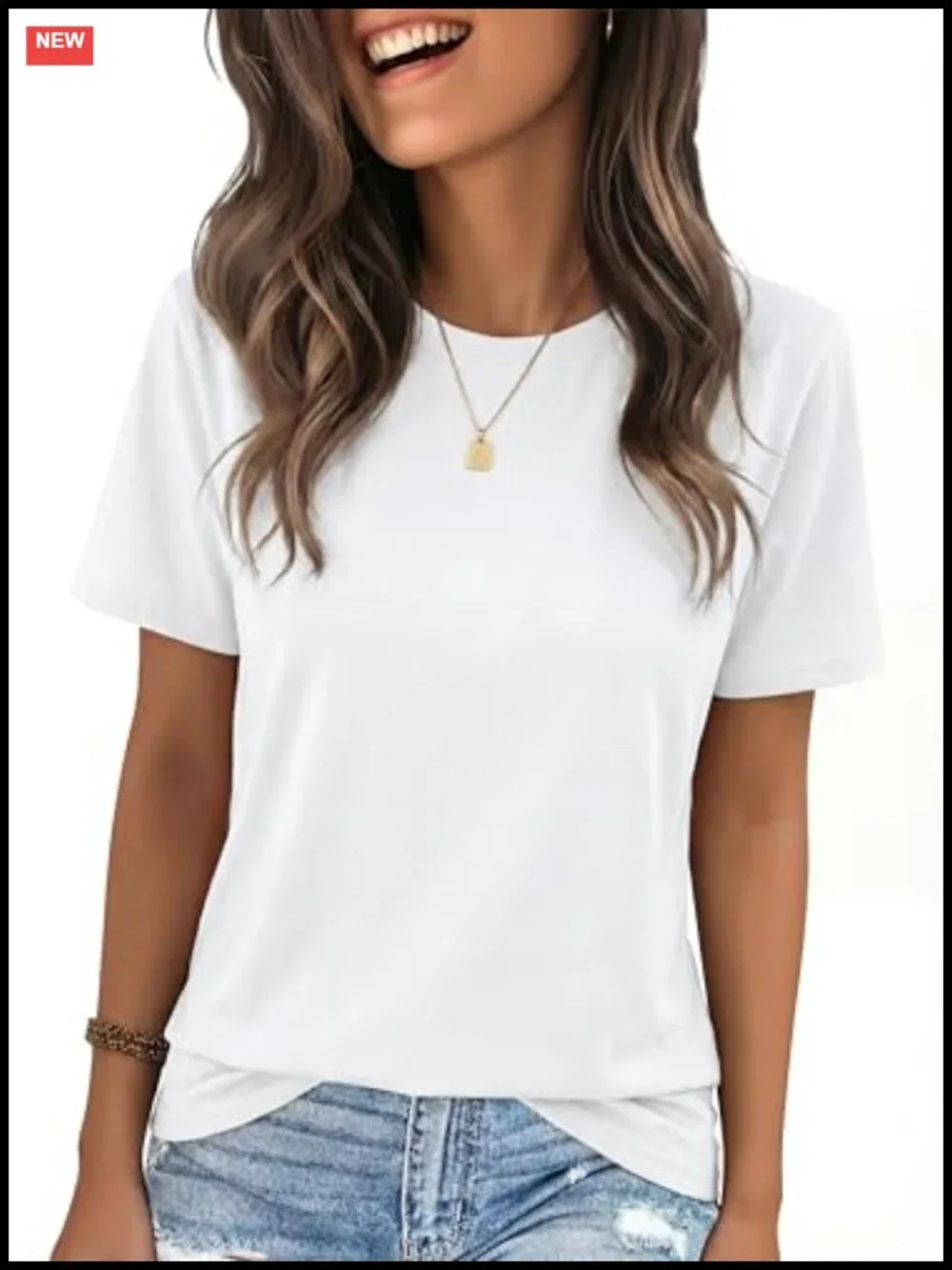 Womens Graphic Tee Flower Print Short Sleeve Loose Fit Casual Cotton Blend Top